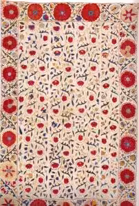 Suzani Rug, Example 3 Suzani Rug, Example 3